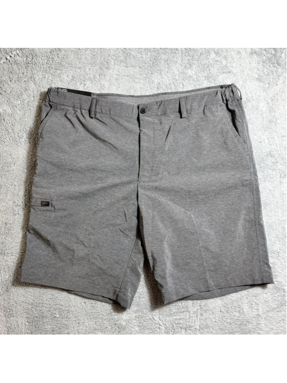 Greg Norman Golf Shorts Men's Gray Performance Fabric Lightweight Size 40